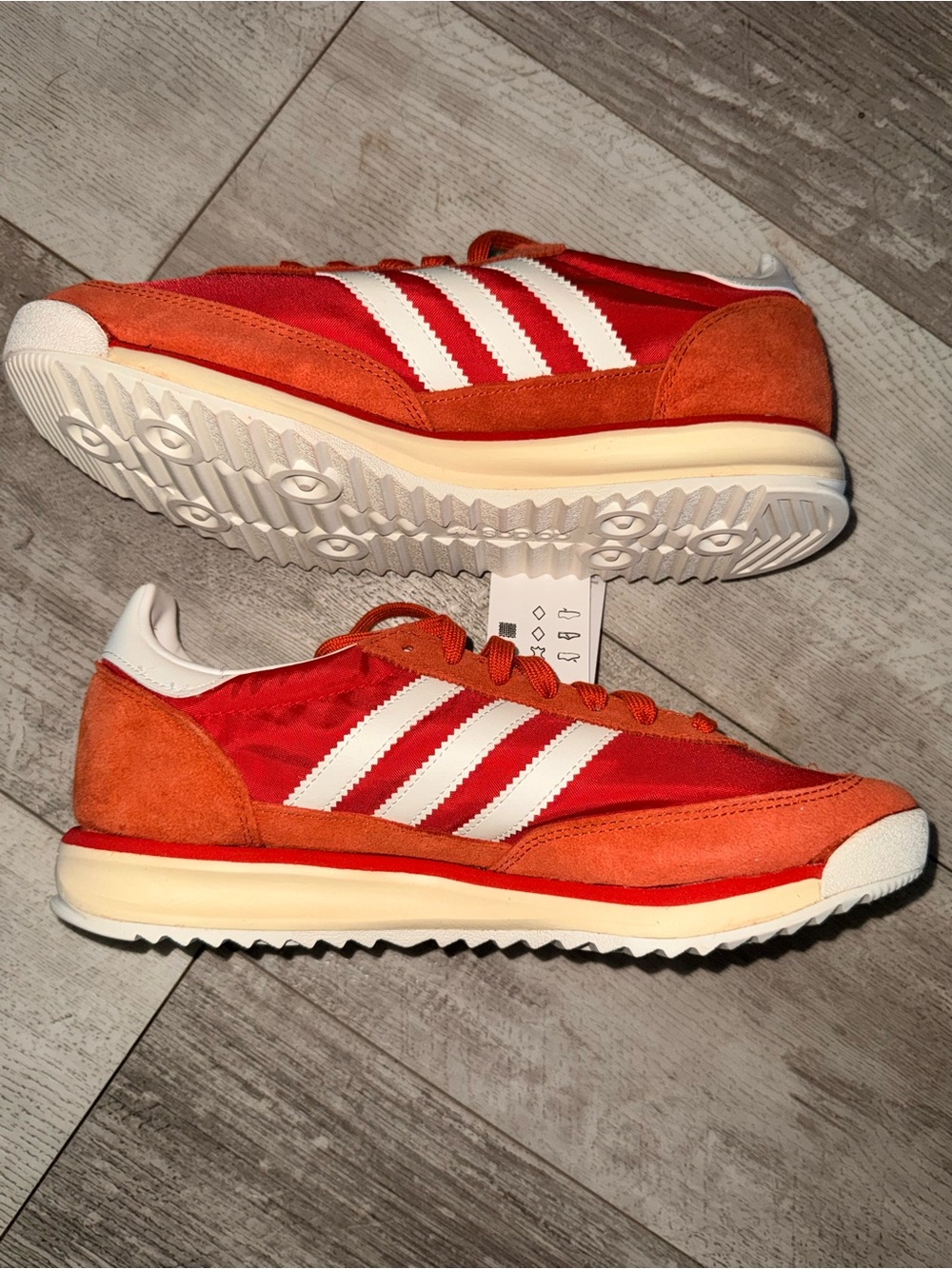 Adidas SL 72 RS Preloved Red Sneakers Mens 9 - Picture 3 of 9
